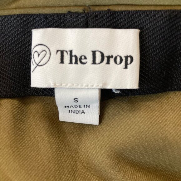 Womens The Drop Silky Slip Skirt Green S Polyester Elastane - Picture 5 of 8